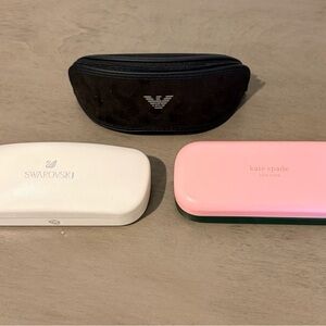 Kate Spade, Swarovski, Emporio Armani Glasses Cases
